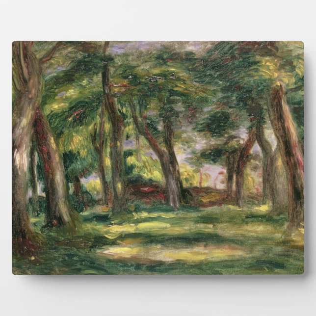 Pierre A Renoir | Trees Plaque (Front)