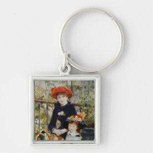 Pierre A Renoir   Two Sisters, or On The Terrace Key Ring