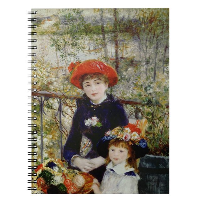 Pierre A Renoir | Two Sisters, or On The Terrace Notebook (Front)