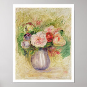 Pierre A Renoir   Vase of Flowers Poster