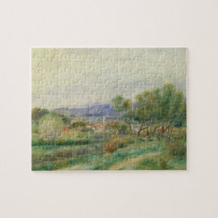 Pierre A Renoir   View of La Seyne, Provence Jigsaw Puzzle