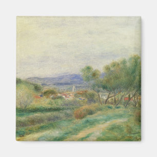 Pierre A Renoir View of La Seyne, Provence Magnet