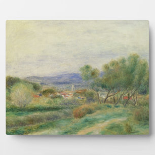 Pierre A Renoir View of La Seyne, Provence Plaque