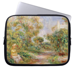Pierre A Renoir Woman in a Landscape Laptop Sleeve