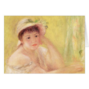 Pierre A Renoir   Woman in a Straw Hat