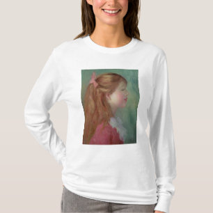 Pierre A Renoir Young girl with Long Hair T-Shirt