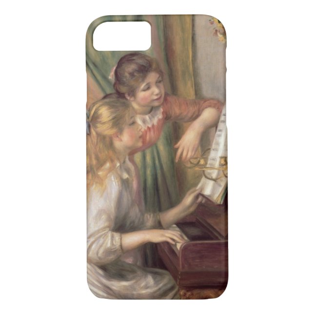 Pierre A Renoir | Young Girls at the Piano Case-Mate iPhone Case (Back)