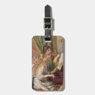 Pierre A Renoir   Young Girls at the Piano Luggage Tag