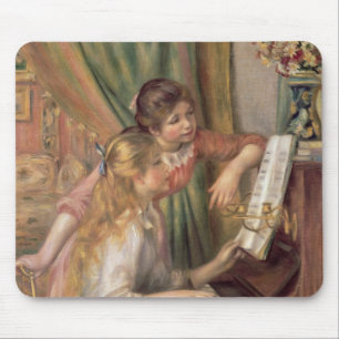 Pierre A Renoir Young Girls at the Piano Mouse Mat