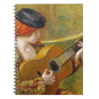 Pierre A Renoir | Young Spanish Woman w/ a Guitar