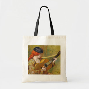 Pierre A Renoir Young Spanish Woman w/ a Guitar Tote Bag