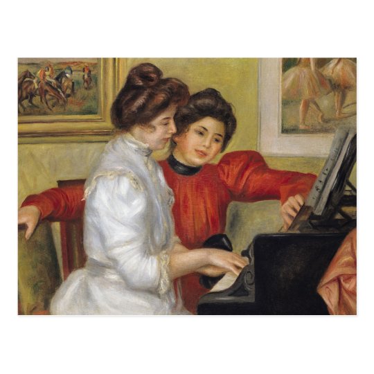 Pierre A Renoir | Yvonne and Christine Lerolle Postcard