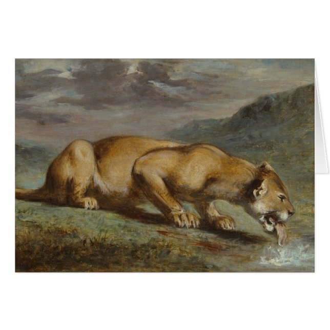 Pierre Andrieu - Wounded Lioness (Front Horizontal)