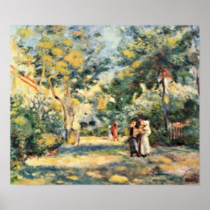 Pierre-Auguste Renoir - A Garden in Montmartre Poster