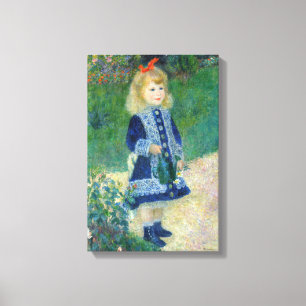 Pierre-Auguste Renoir - A Girl with a Watering Can Canvas Print