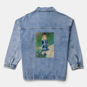 Pierre-Auguste Renoir - A Girl with a Watering Can Denim Jacket
