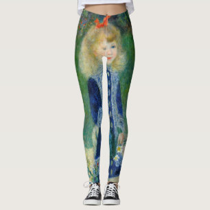 Pierre-Auguste Renoir - A Girl with a Watering Can Leggings