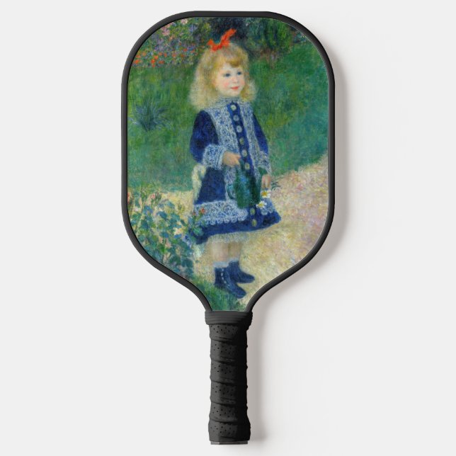 Pierre-Auguste Renoir - A Girl with a Watering Can Pickleball Paddle (Front)