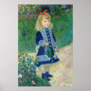 Pierre-Auguste Renoir - A Girl with a Watering Can Poster