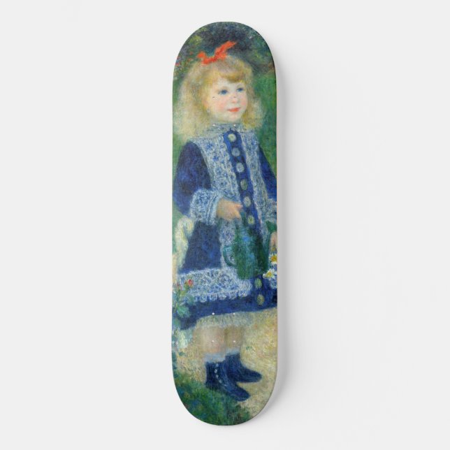 Pierre-Auguste Renoir - A Girl with a Watering Can Skateboard (Front)