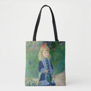 Pierre-Auguste Renoir - A Girl with a Watering Can Tote Bag