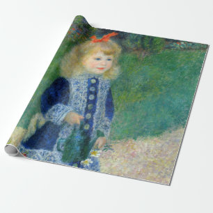 Pierre-Auguste Renoir - A Girl with a Watering Can Wrapping Paper