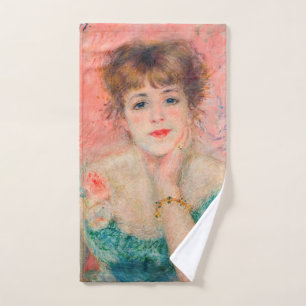 Pierre-Auguste Renoir - Actress Jeanne Samary Bath Towel Set