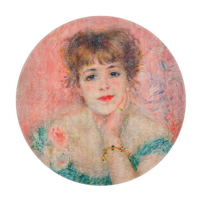 Pierre-Auguste Renoir - Actress Jeanne Samary Cutting Board (Front)