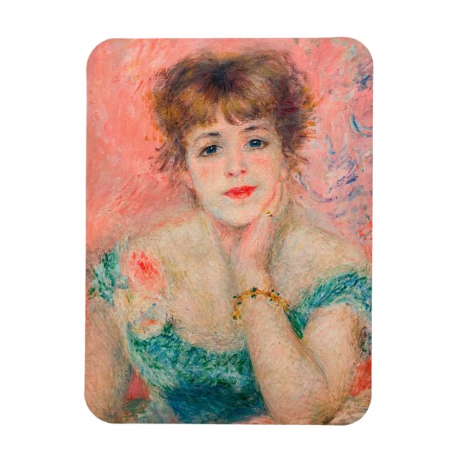 Pierre-Auguste Renoir - Actress Jeanne Samary Magnet (Vertical)