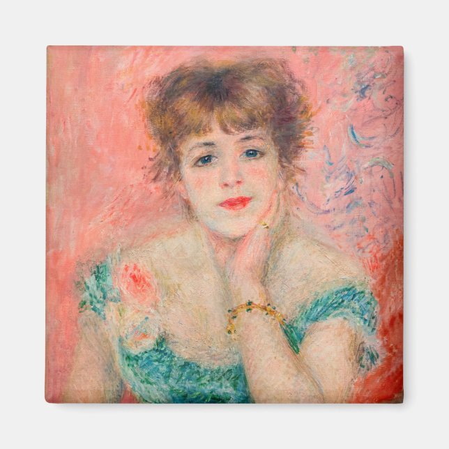 Pierre-Auguste Renoir - Actress Jeanne Samary Magnet (Front)