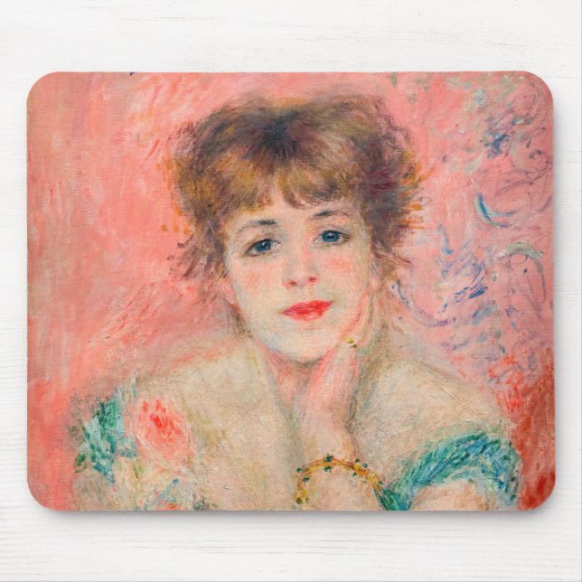 Pierre-Auguste Renoir - Actress Jeanne Samary Mouse Mat (Front)