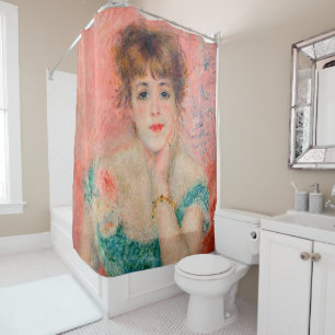 Pierre-Auguste Renoir - Actress Jeanne Samary Shower Curtain