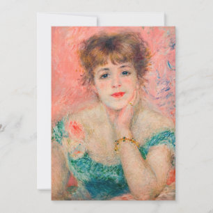 Pierre-Auguste Renoir - Actress Jeanne Samary Thank You Card