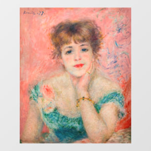 Pierre-Auguste Renoir - Actress Jeanne Samary Window Cling