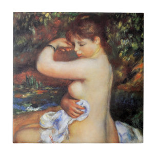 Pierre Auguste Renoir - After The Bath Tile