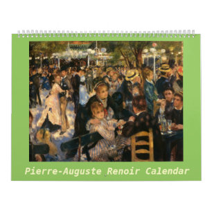 Pierre-Auguste Renoir Artwork Calendar