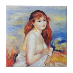 Pierre Auguste Renoir - Bather Tile