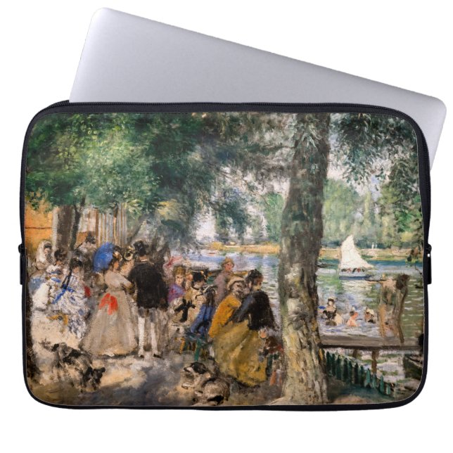 Pierre-Auguste Renoir - Bathing on the Seine Laptop Sleeve (Front)