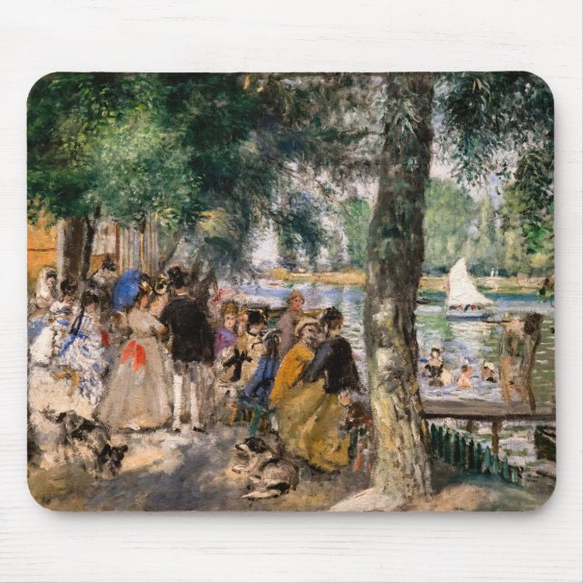 Pierre-Auguste Renoir - Bathing on the Seine Mouse Mat (Front)