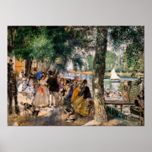 Pierre-Auguste Renoir - Bathing on the Seine Poster