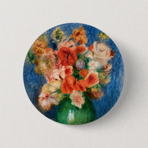 Pierre-Auguste Renoir - Bouquet 6 Cm Round Badge
