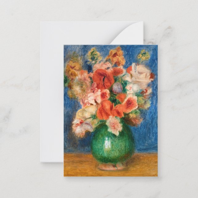 Pierre-Auguste Renoir - Bouquet Card (Front)