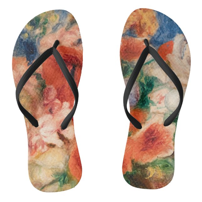 Pierre-Auguste Renoir - Bouquet Flip Flops (Footbed)