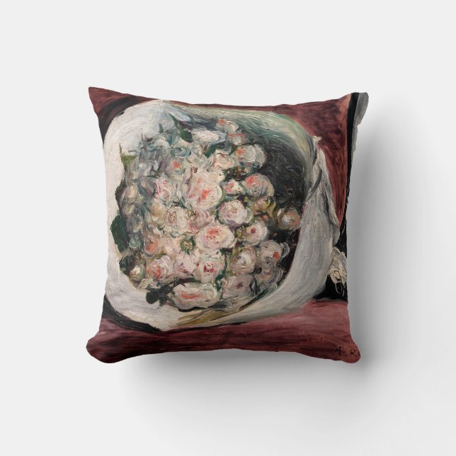 Pierre-Auguste Renoir - Bouquet in a Box Cushion (Front)