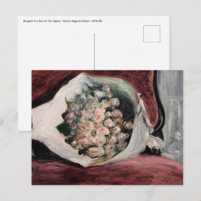 Pierre-Auguste Renoir - Bouquet in a Box Postcard (Front/Back)