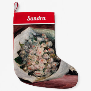 Pierre-Auguste Renoir - Bouquet in a Box Small Christmas Stocking