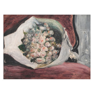 Pierre-Auguste Renoir - Bouquet in a Box Tablecloth