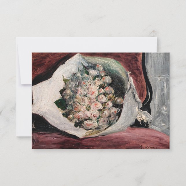 Pierre-Auguste Renoir - Bouquet in a Box Thank You Card (Front)