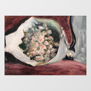 Pierre-Auguste Renoir - Bouquet in a Box Window Cling
