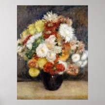Pierre-Auguste Renoir Bouquet of Chrysanthemums